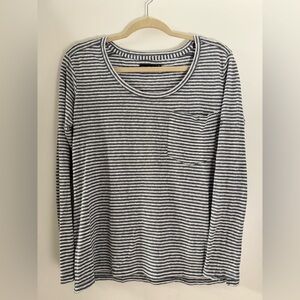 A&F Striped Long Sleeve Shirt